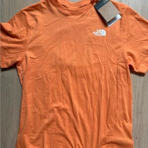 NWT-The North Face Men's Bright Orange Tee